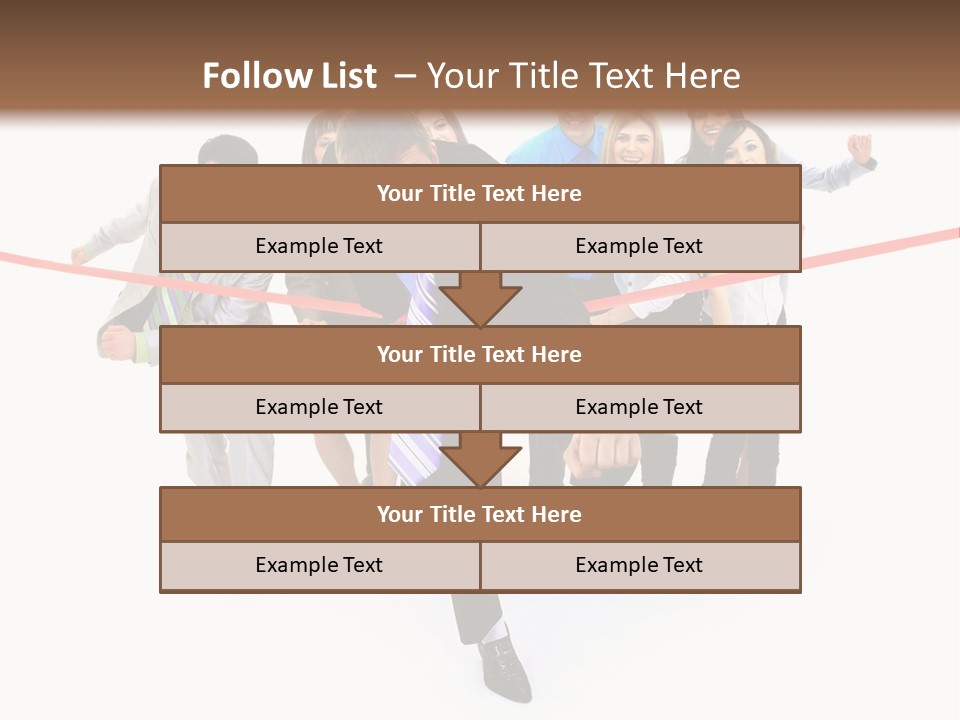 Race People Position PowerPoint Template