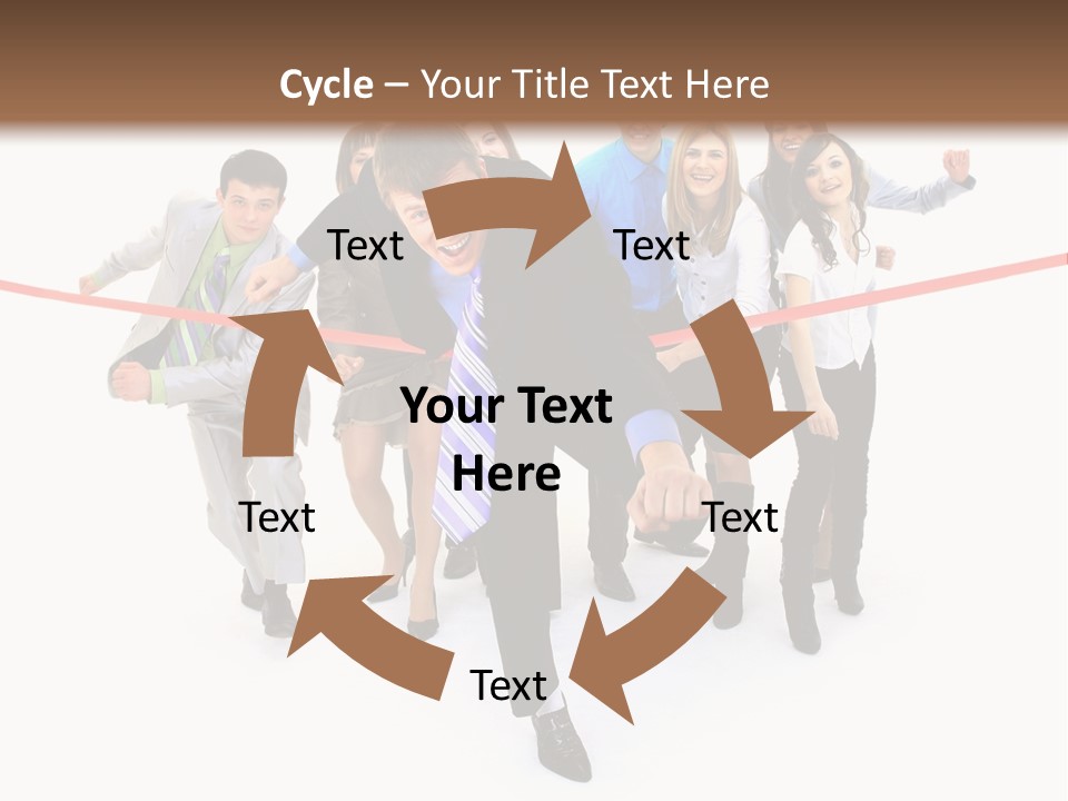 Race People Position PowerPoint Template