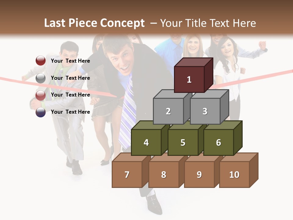 Race People Position PowerPoint Template