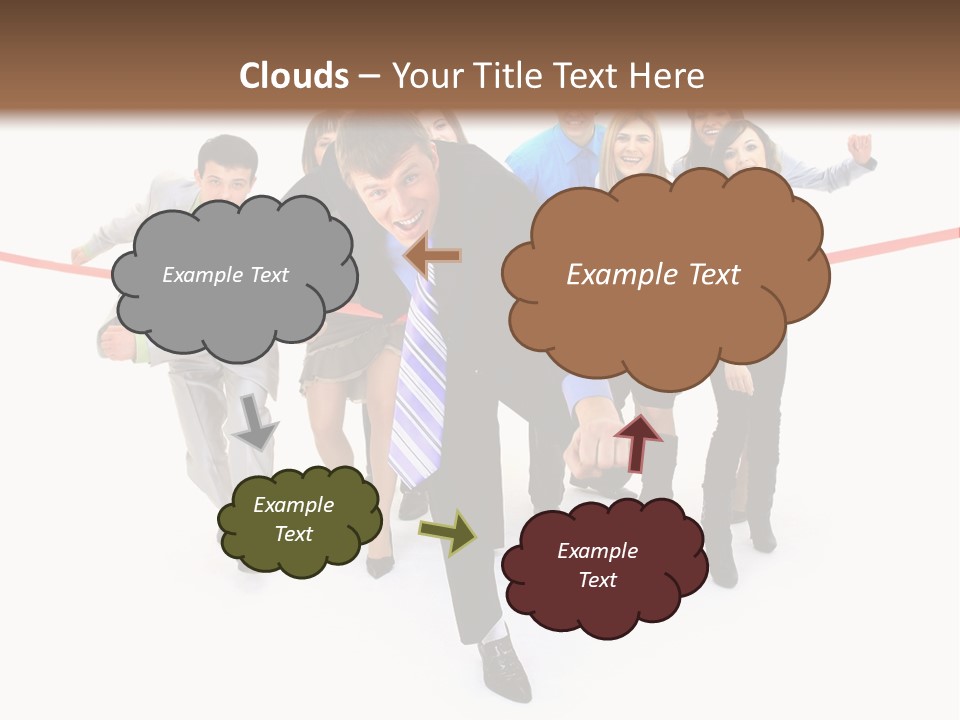 Race People Position PowerPoint Template