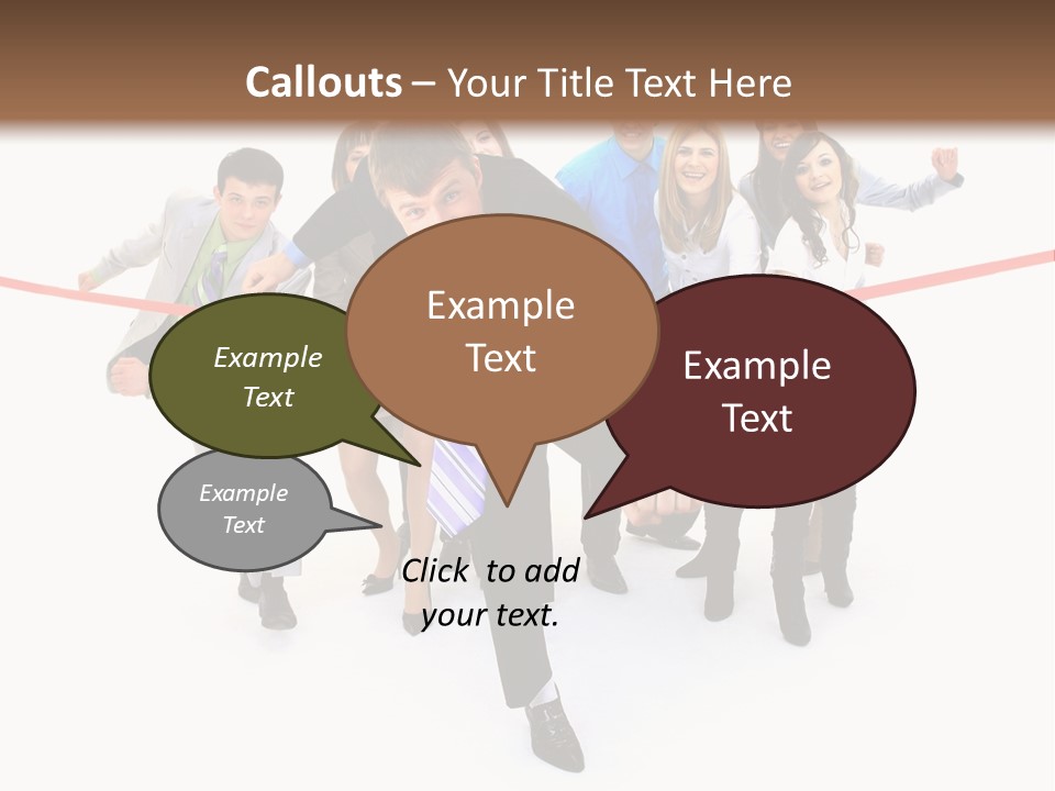 Race People Position PowerPoint Template