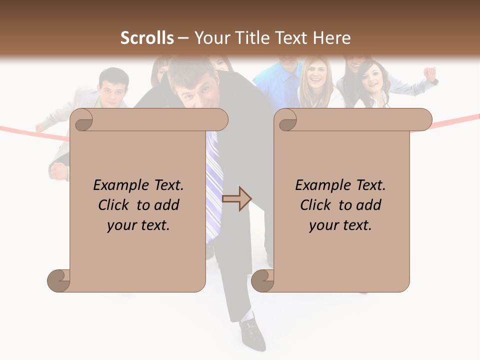 Race People Position PowerPoint Template