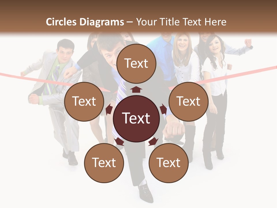 Race People Position PowerPoint Template