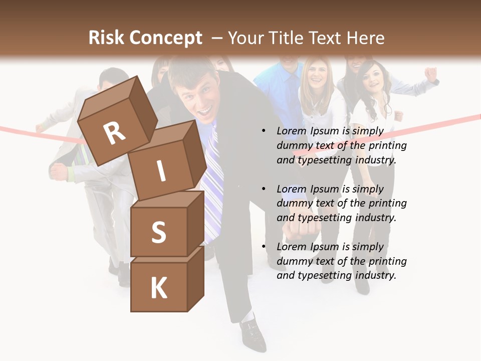 Race People Position PowerPoint Template