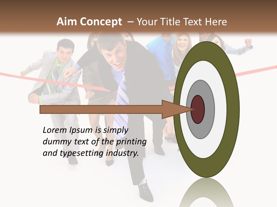 Race People Position PowerPoint Template