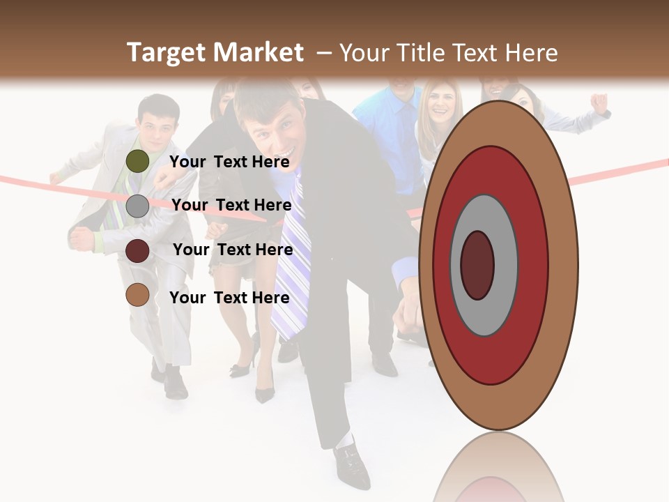 Race People Position PowerPoint Template