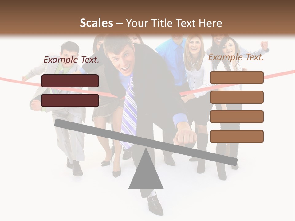 Race People Position PowerPoint Template