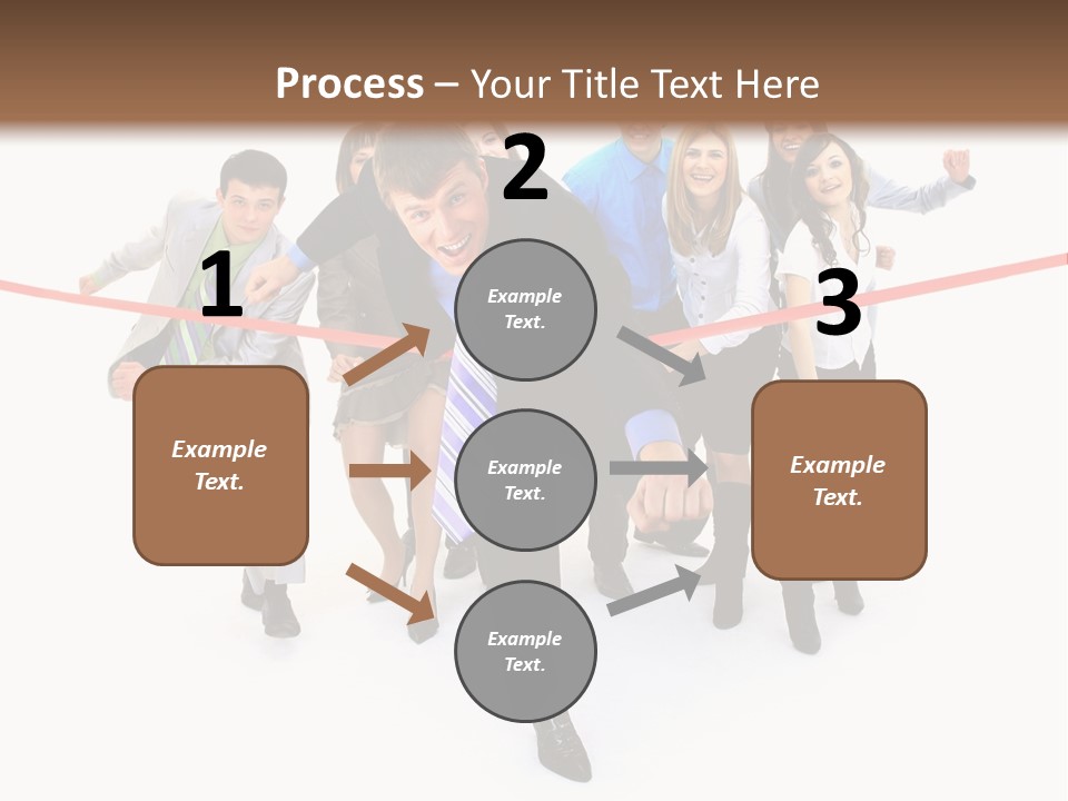Race People Position PowerPoint Template