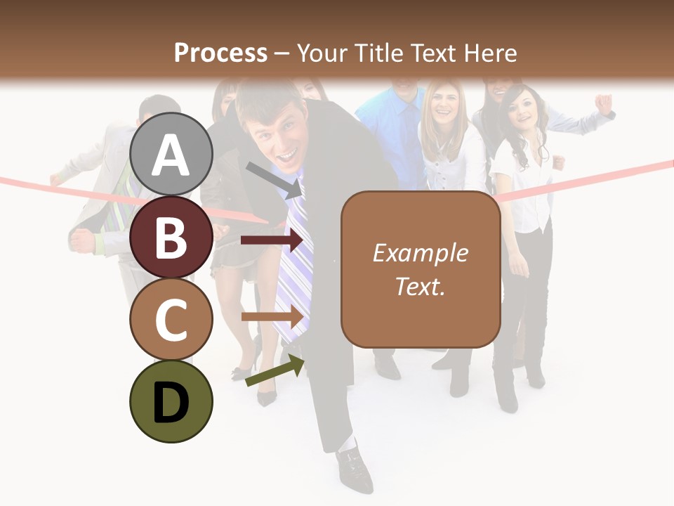 Race People Position PowerPoint Template