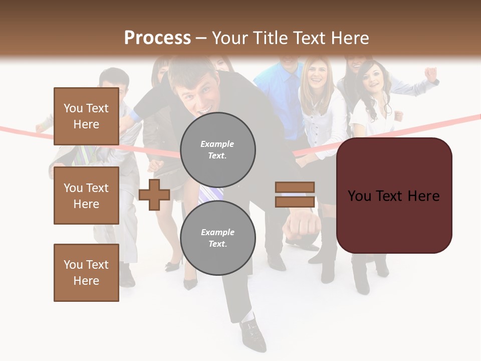 Race People Position PowerPoint Template