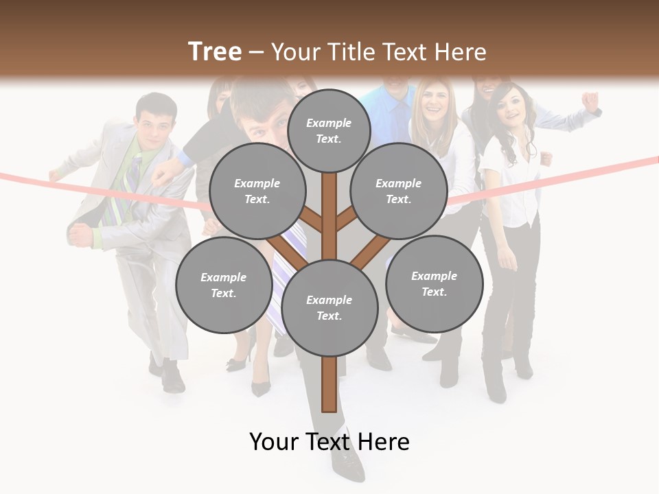 Race People Position PowerPoint Template