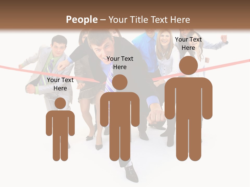 Race People Position PowerPoint Template