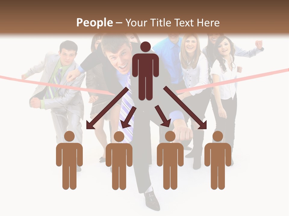 Race People Position PowerPoint Template