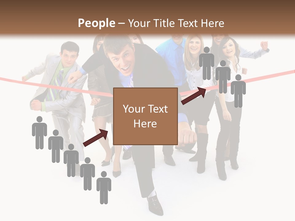 Race People Position PowerPoint Template