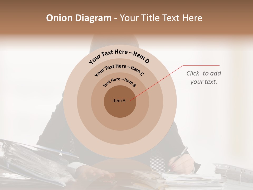 Brunette Banking  PowerPoint Template