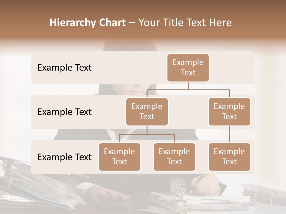Brunette Banking  PowerPoint Template
