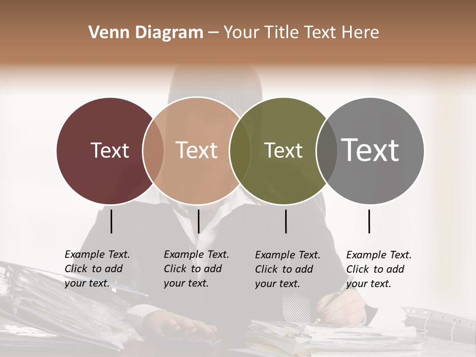 Brunette Banking  PowerPoint Template