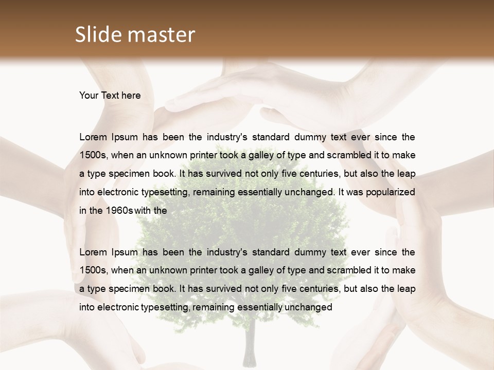 Joystick Internet Silk PowerPoint Template