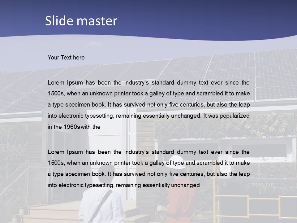 Outside Solar Offgrid PowerPoint Template