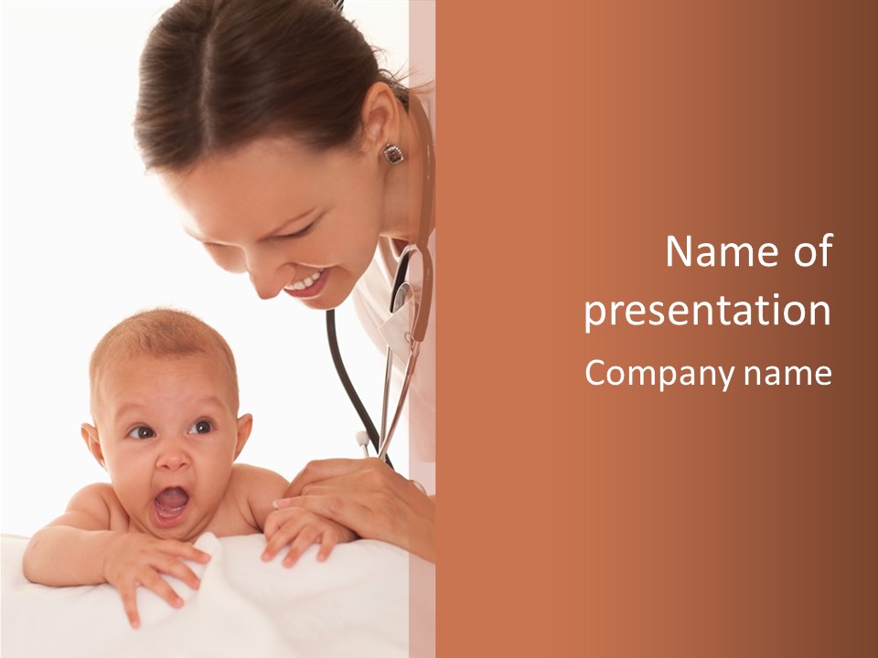 Childhood Youth White PowerPoint Template