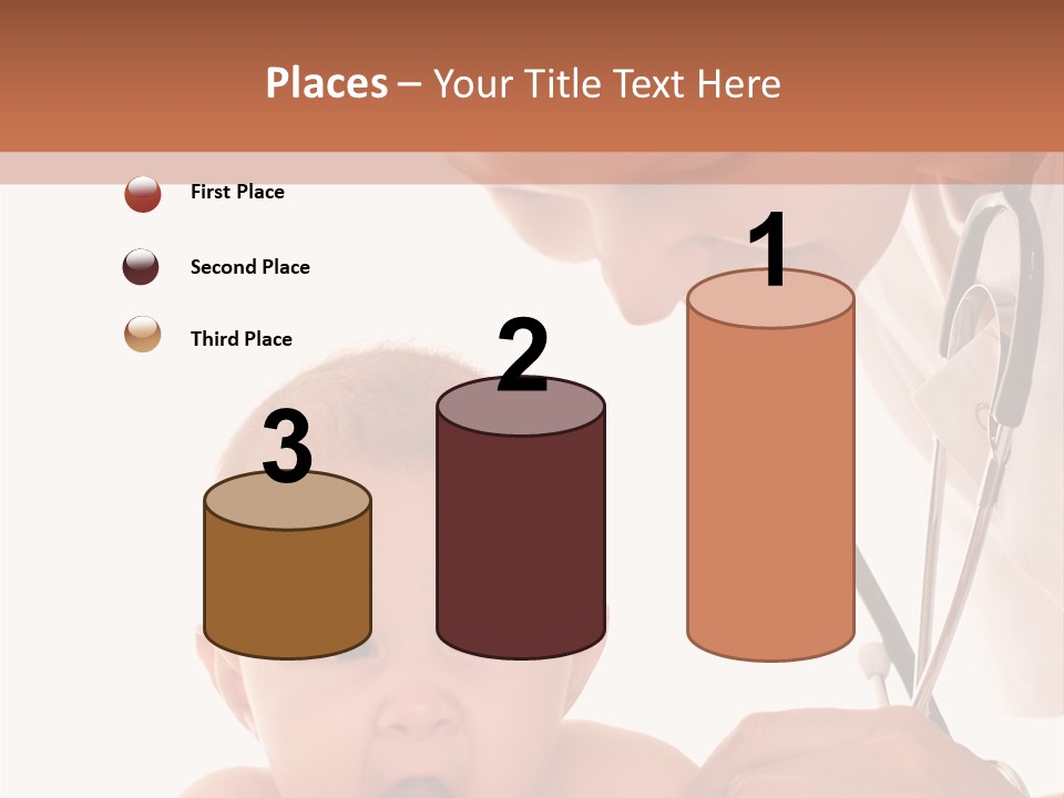 Childhood Youth White PowerPoint Template