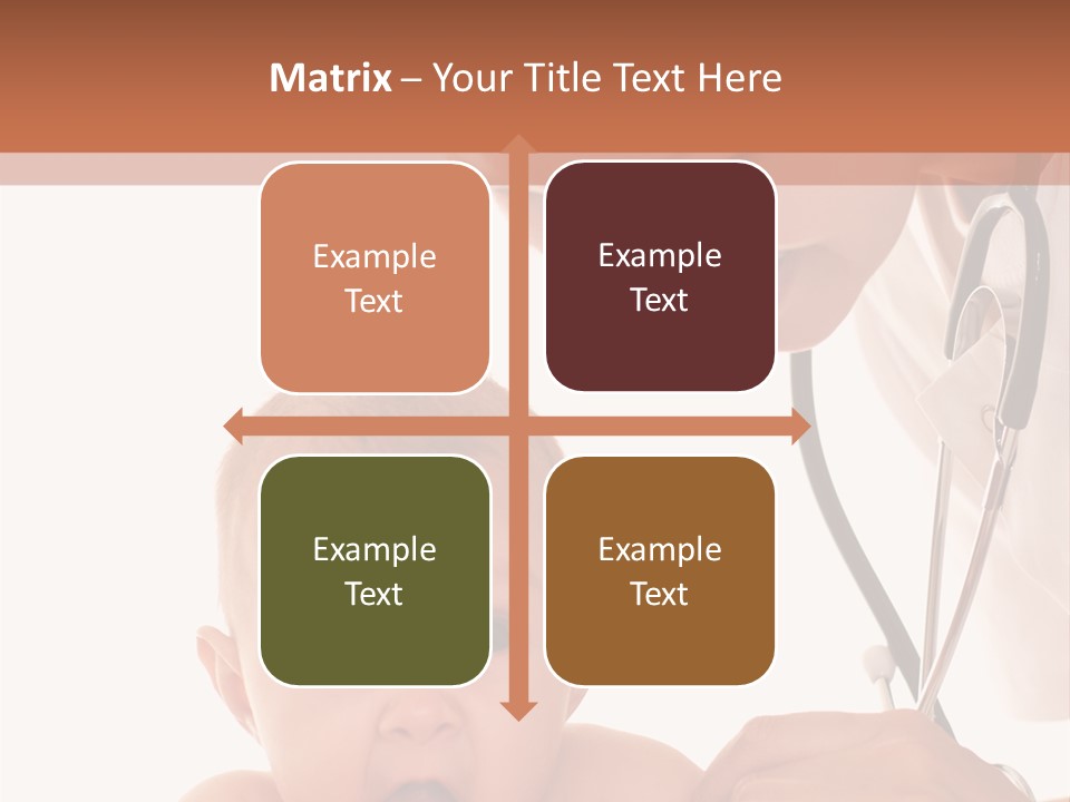 Childhood Youth White PowerPoint Template