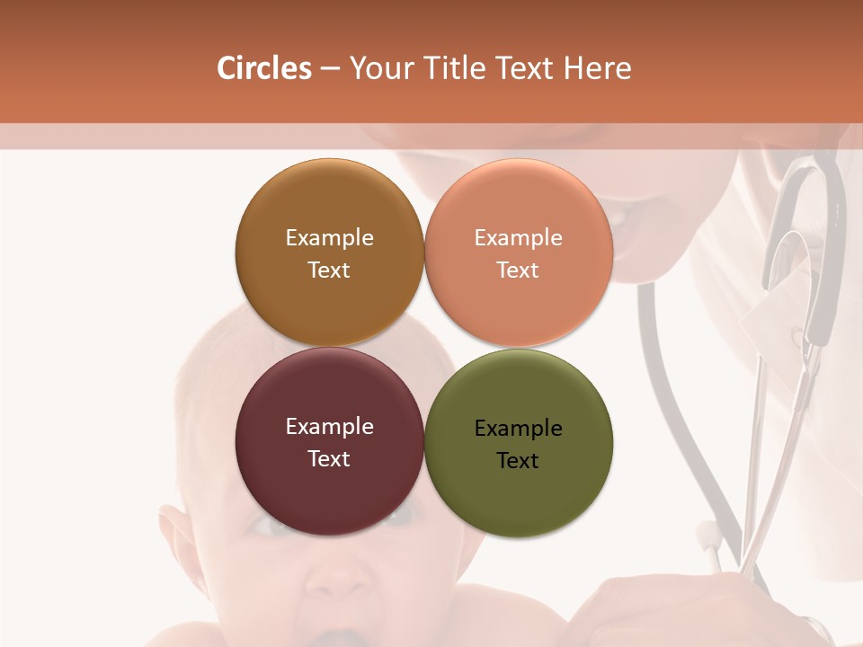 Childhood Youth White PowerPoint Template