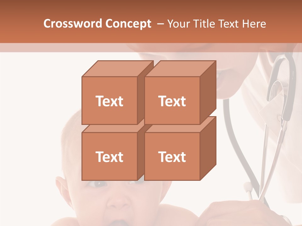 Childhood Youth White PowerPoint Template