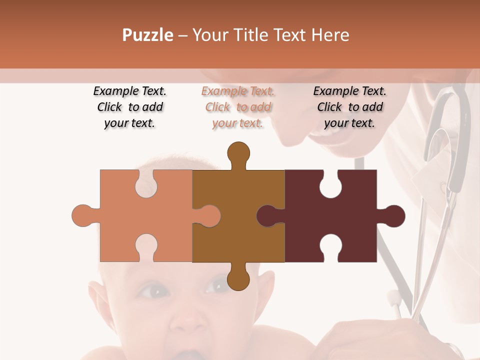 Childhood Youth White PowerPoint Template