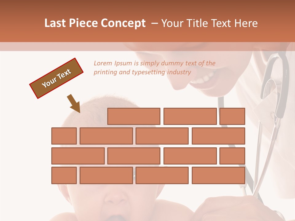 Childhood Youth White PowerPoint Template