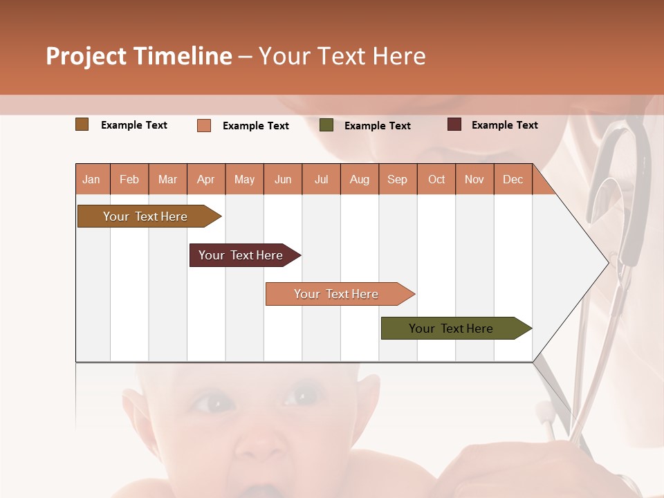 Childhood Youth White PowerPoint Template