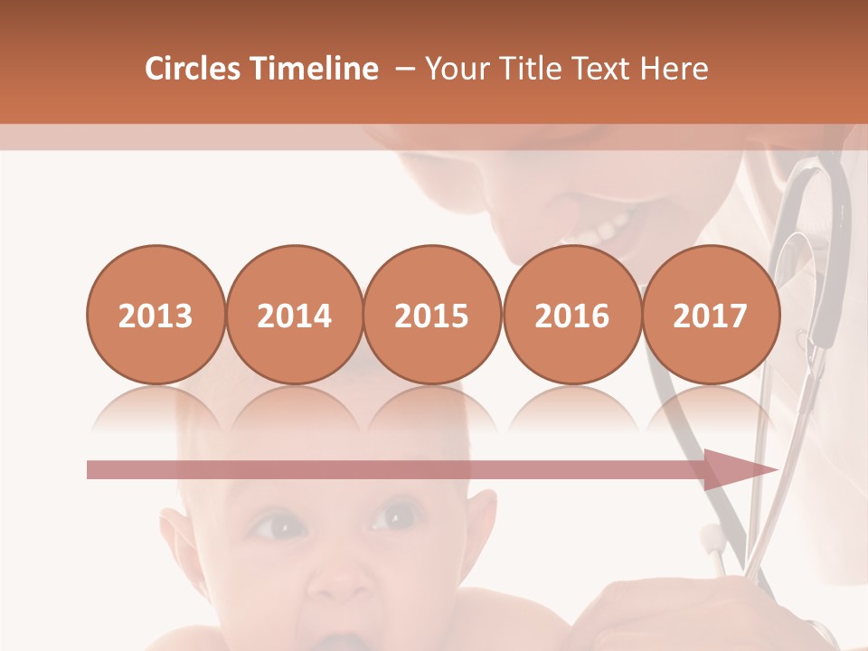 Childhood Youth White PowerPoint Template