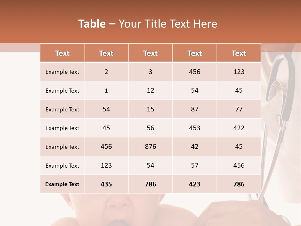 Childhood Youth White PowerPoint Template