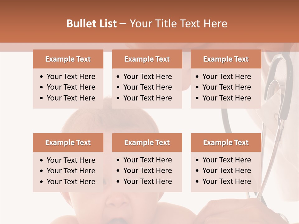 Childhood Youth White PowerPoint Template