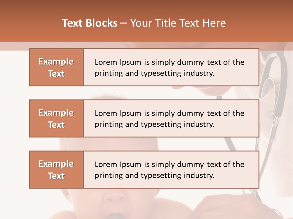 Childhood Youth White PowerPoint Template