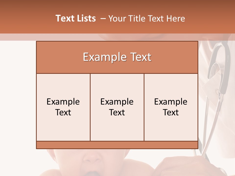 Childhood Youth White PowerPoint Template