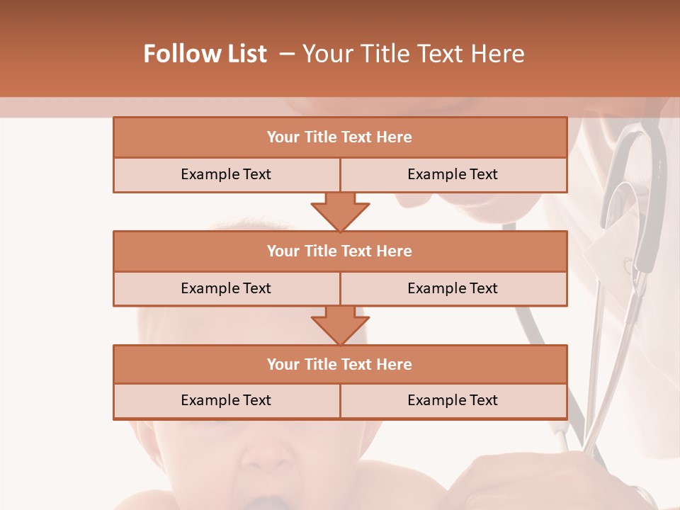 Childhood Youth White PowerPoint Template