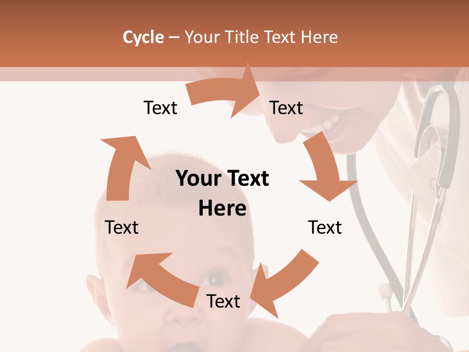 Childhood Youth White PowerPoint Template