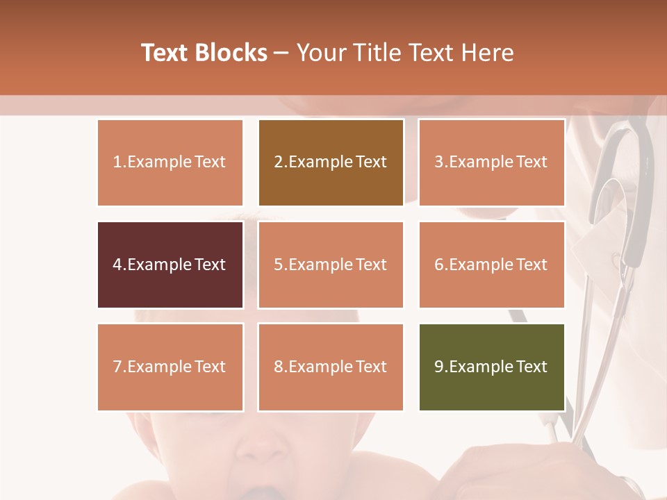 Childhood Youth White PowerPoint Template