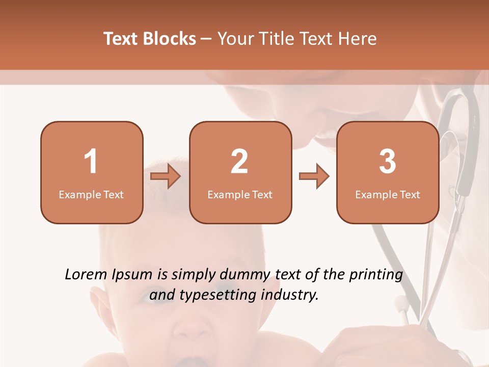 Childhood Youth White PowerPoint Template