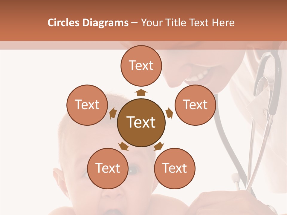 Childhood Youth White PowerPoint Template