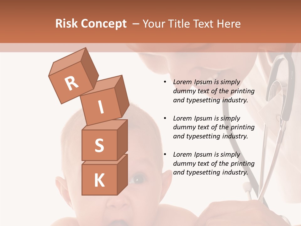 Childhood Youth White PowerPoint Template