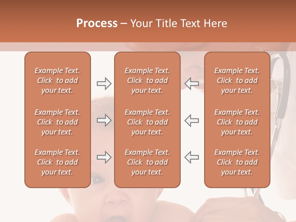 Childhood Youth White PowerPoint Template