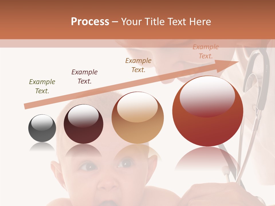 Childhood Youth White PowerPoint Template