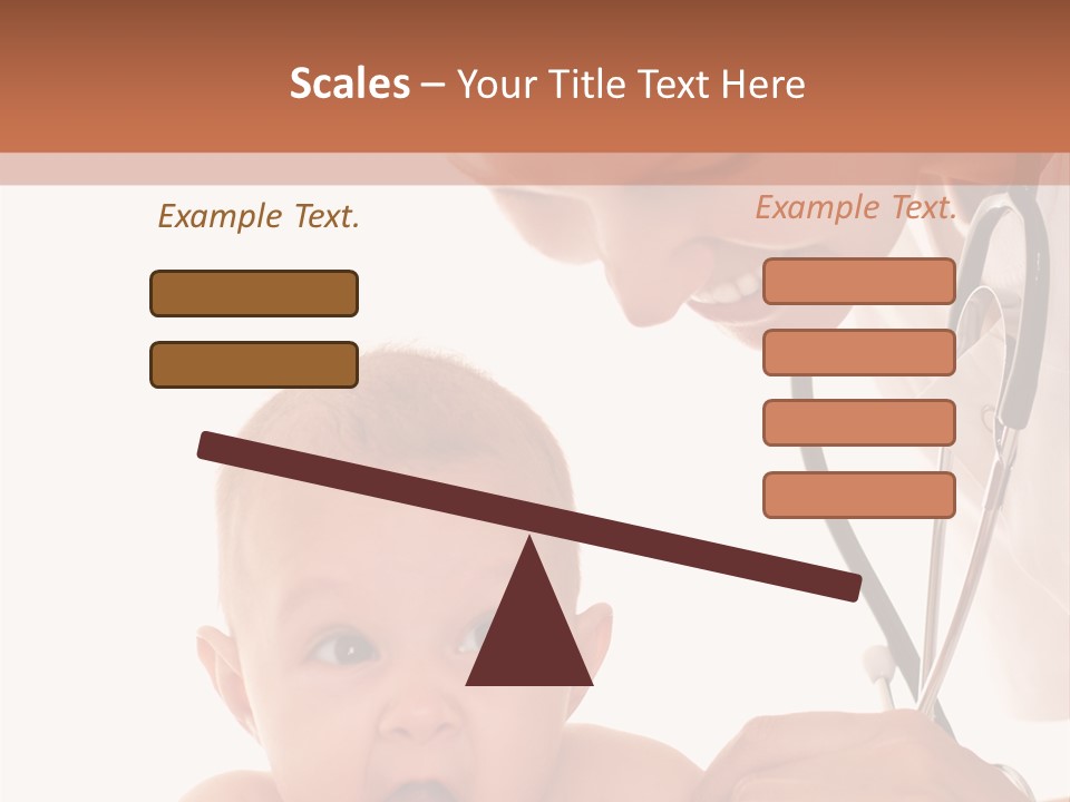 Childhood Youth White PowerPoint Template