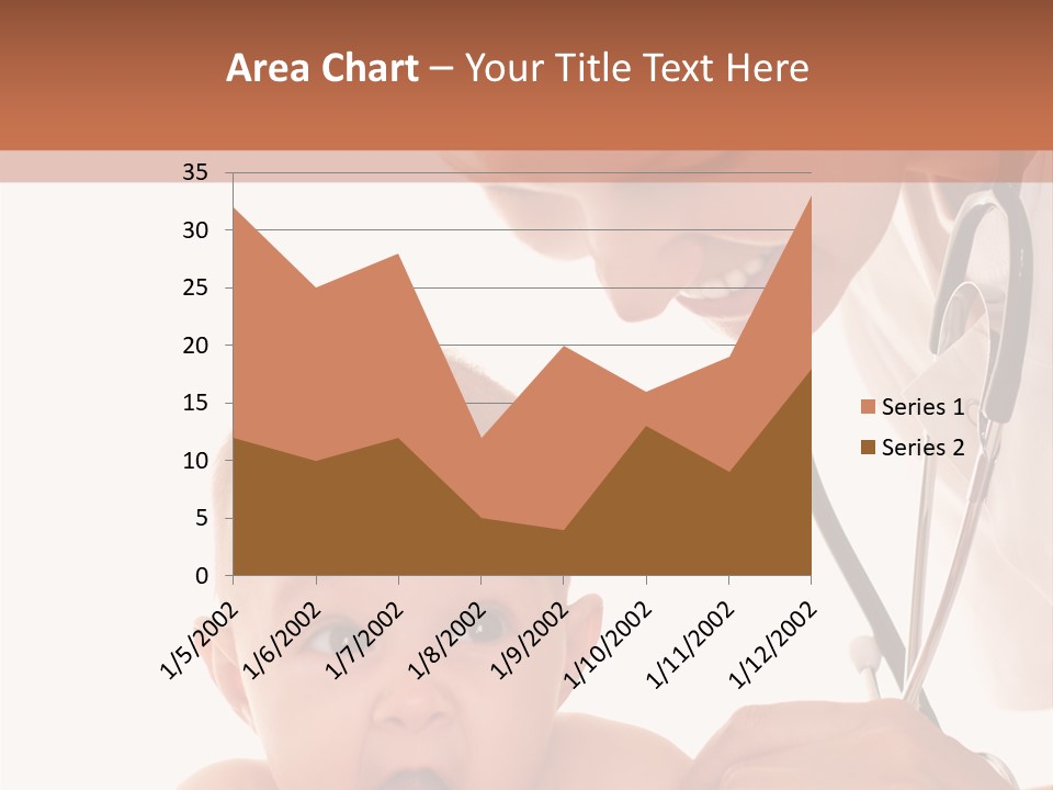 Childhood Youth White PowerPoint Template