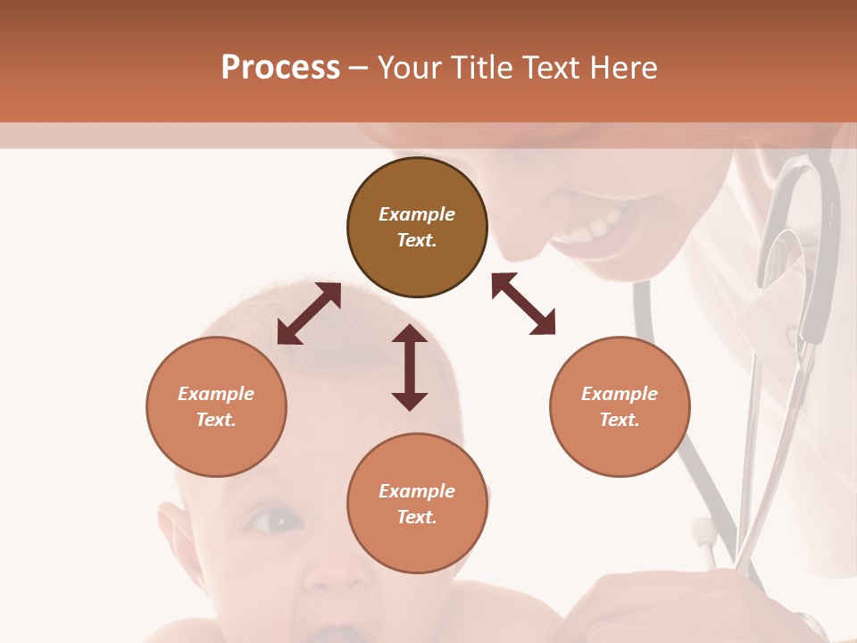 Childhood Youth White PowerPoint Template