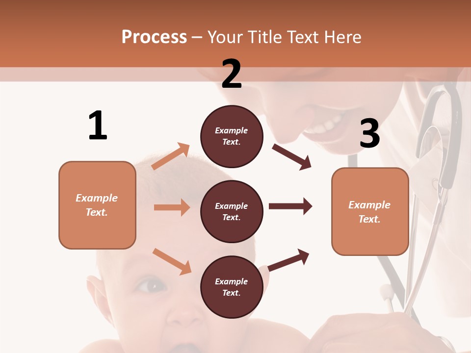 Childhood Youth White PowerPoint Template