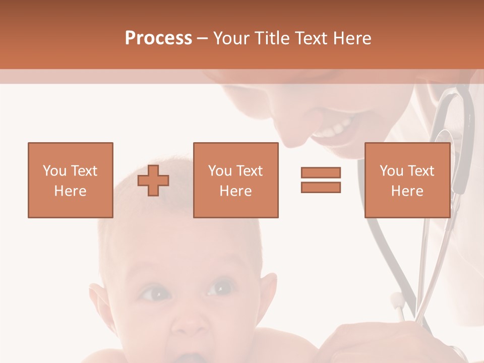 Childhood Youth White PowerPoint Template