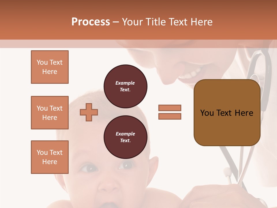 Childhood Youth White PowerPoint Template